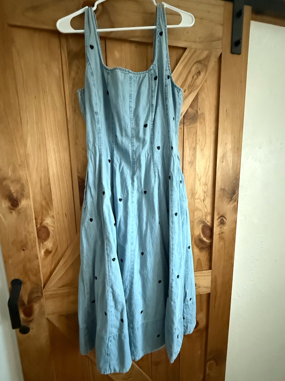 Denim Midi Heart Dress